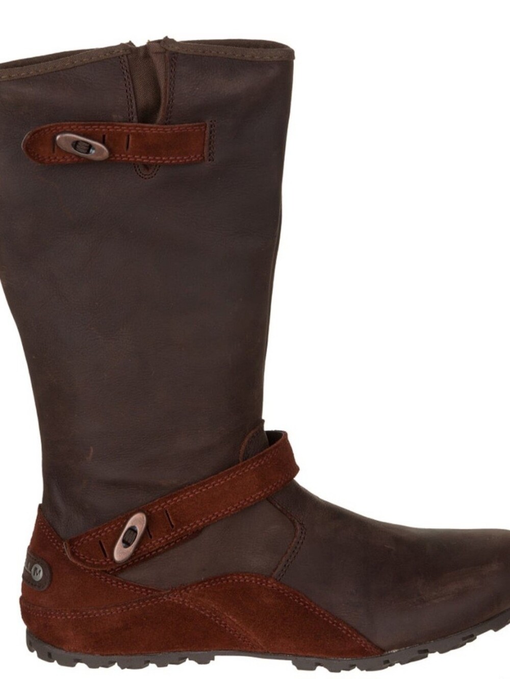 Merrell Haven Autumn Leather And SuedeBoot Womens Size 10.5/42 Brown Waterproof